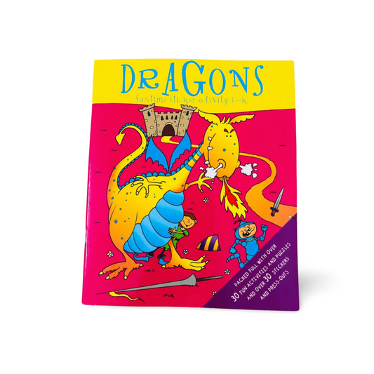 Dragons Funtime Activity Book- with press-outs and stickers