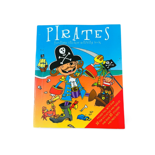 Pirates Funtime Activity Book- with press-outs and stickers