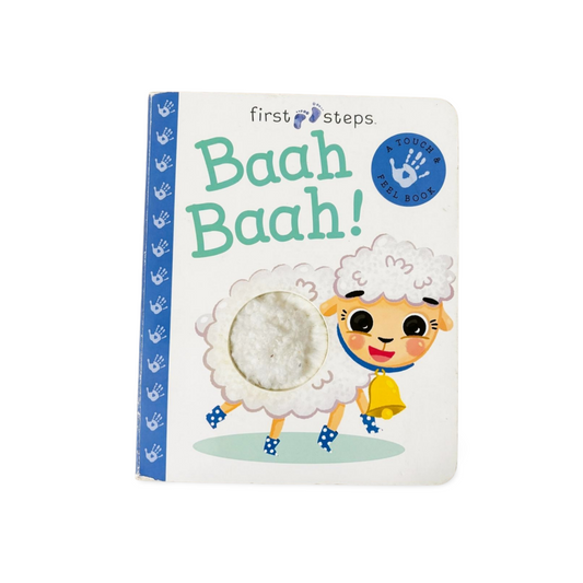 First Steps Baah Baah! Touch- Feel Book