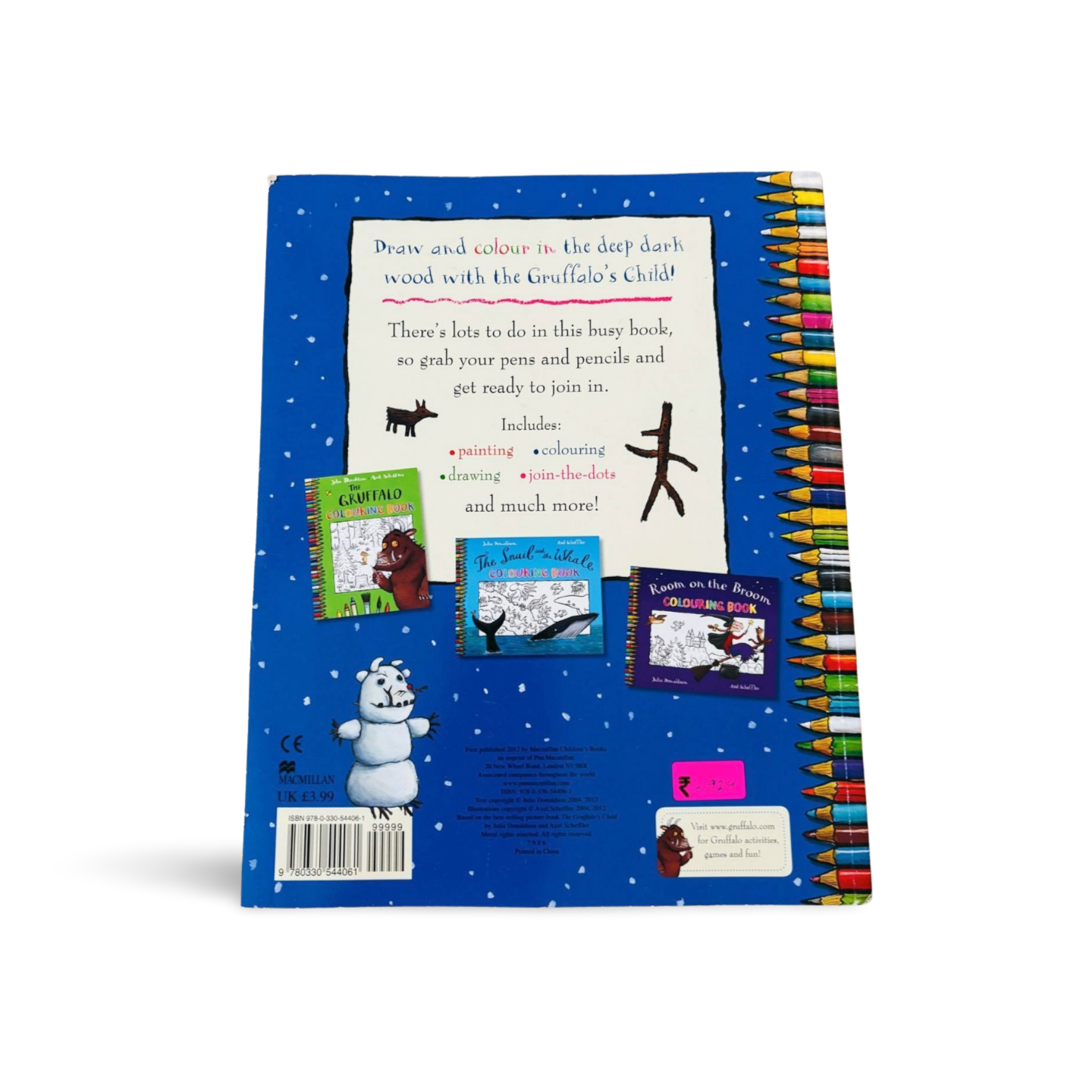 The Gruffalo’s Child Colouring Book by Julia Donaldson