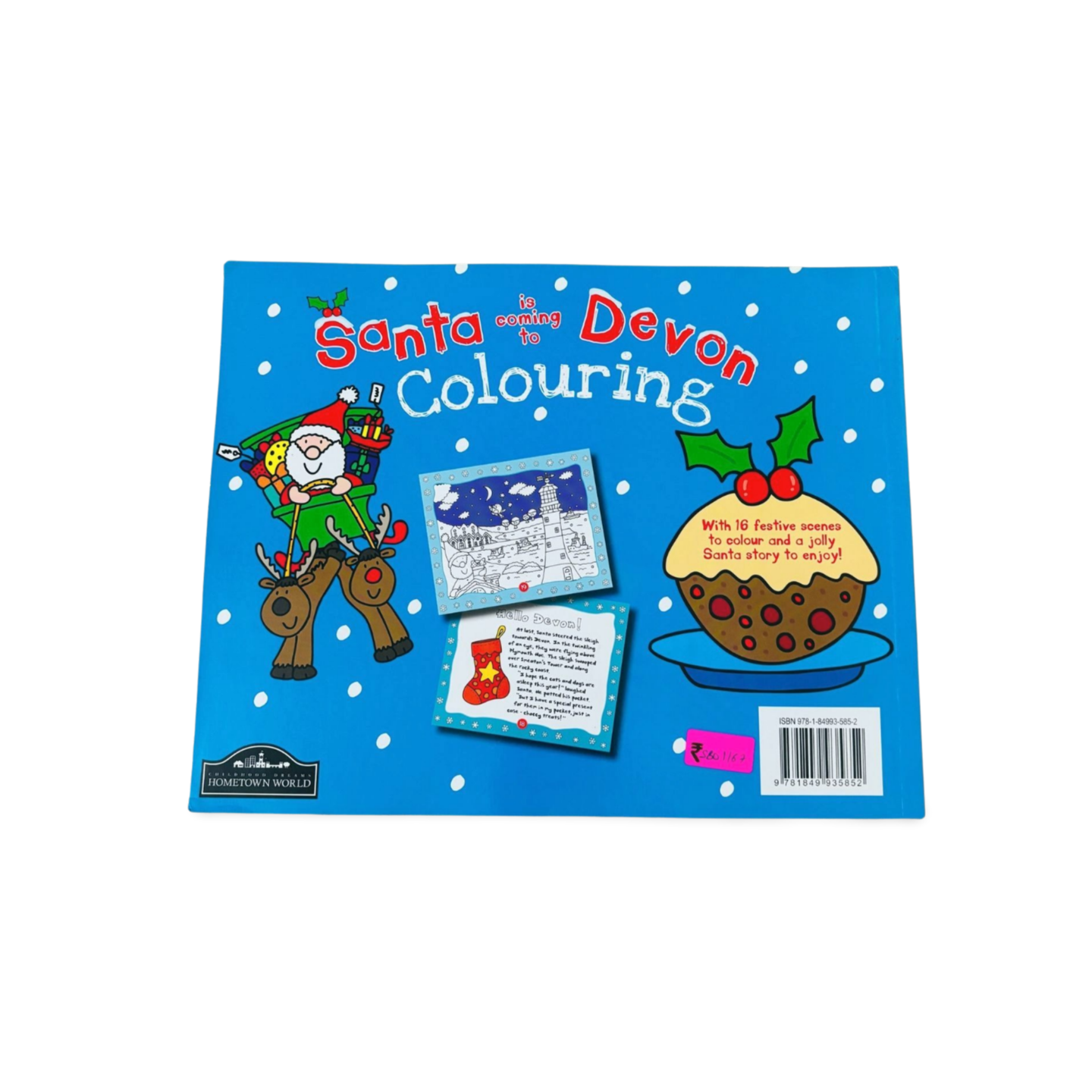 Santa is coming to Devon Colouring