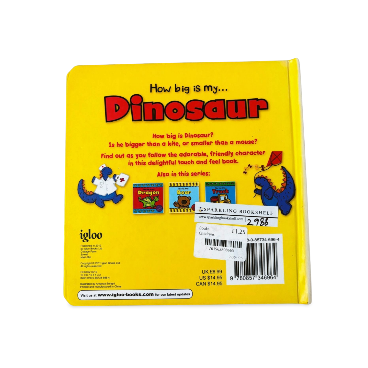 How Big is my Dinosaur Touch and Feel Book