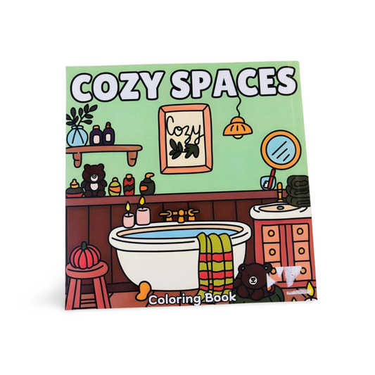 Cozy Spaces Colouring Book