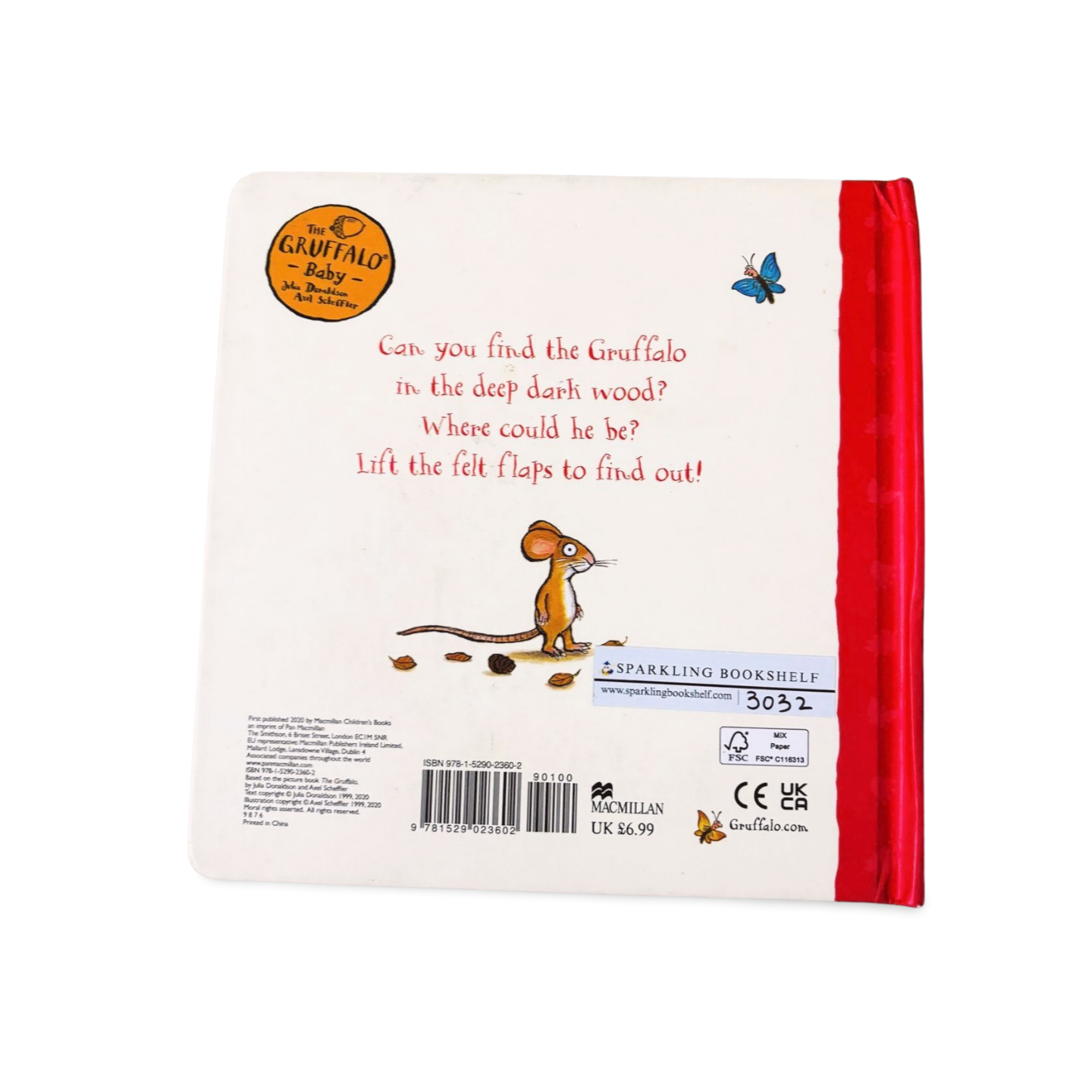 Gruffalo Where are You? Felt Flap Book by Julia Donaldson