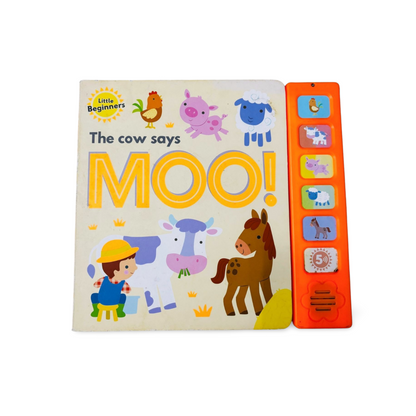 Little Beginners The cow says Moo Sound Book