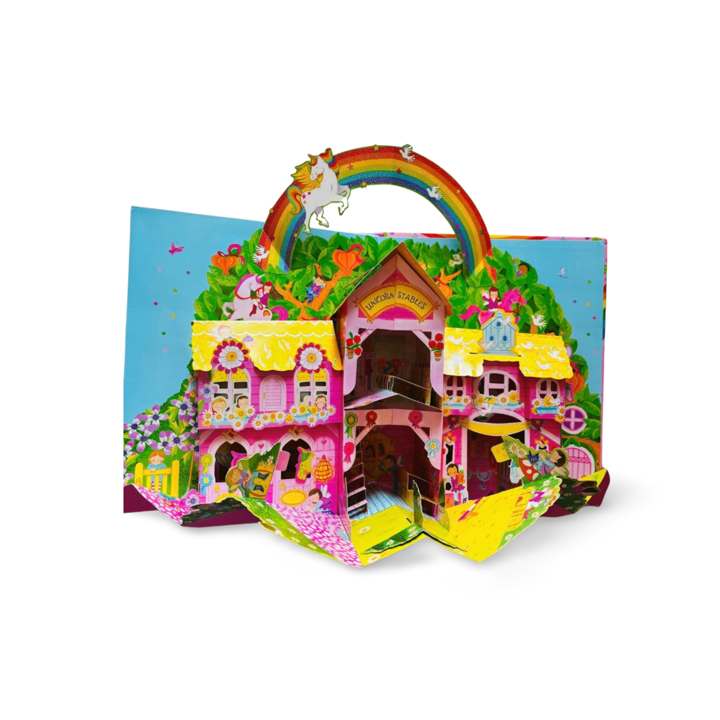 Fairy Unicorn Riding Stables Pop Up Book