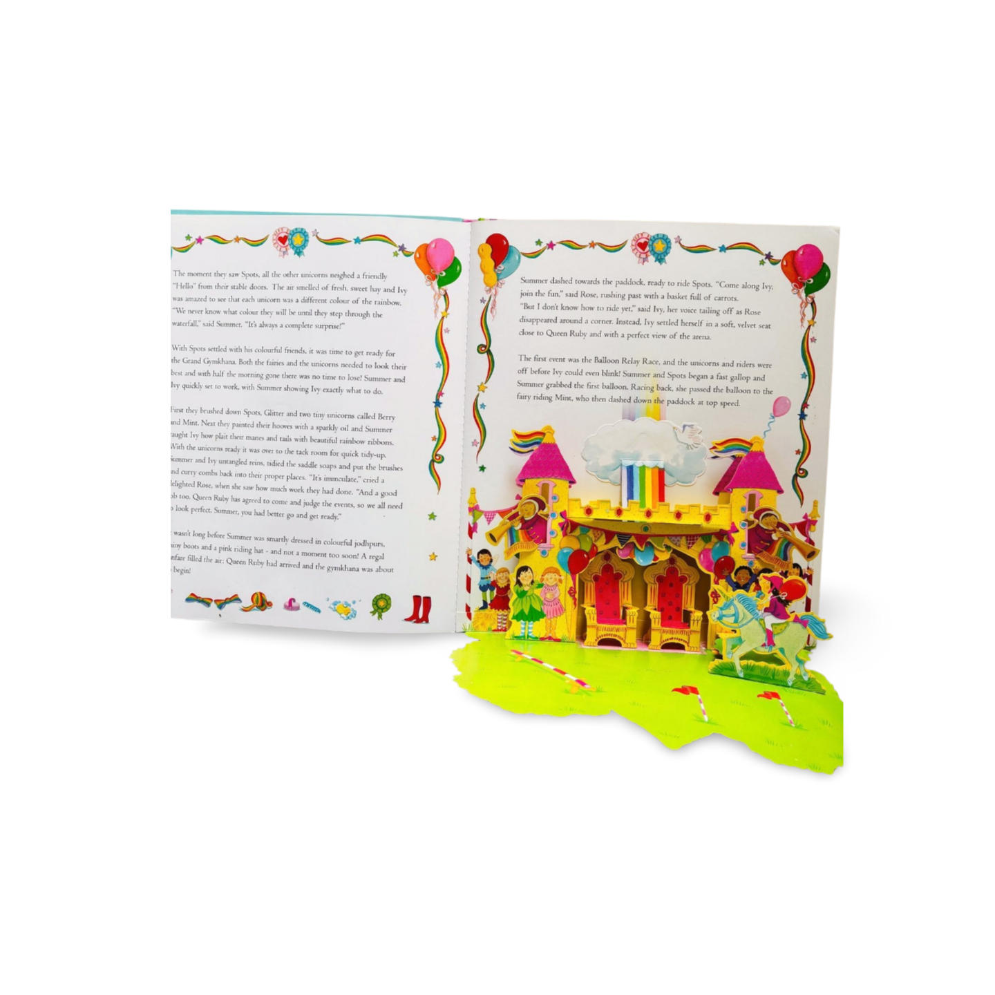 Fairy Unicorn Riding Stables Pop Up Book
