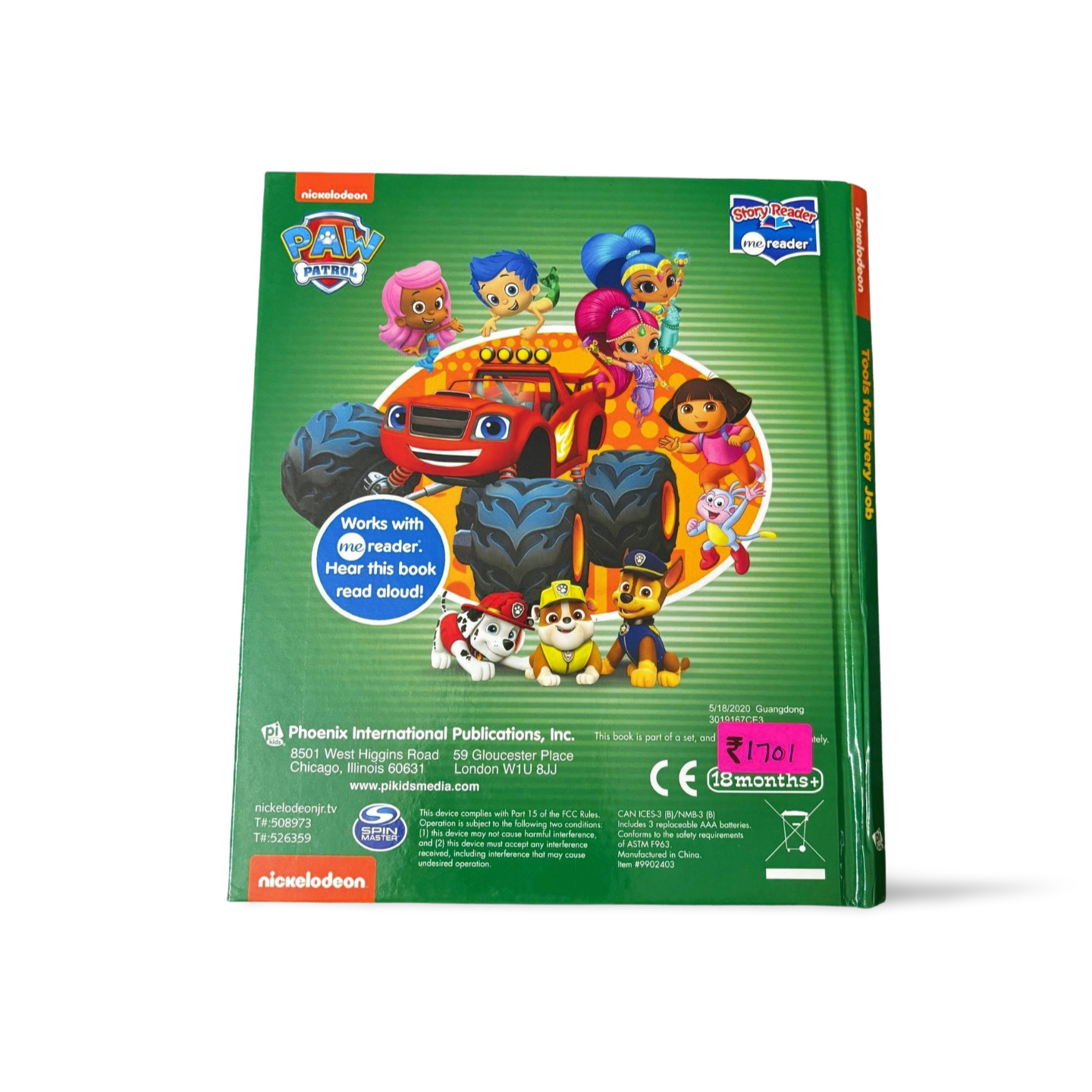 Story Reader Paw Petrol – Tools for Every Job