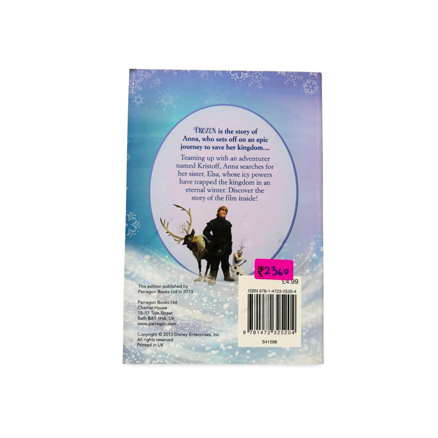 Disney Frozen Book of the Film
