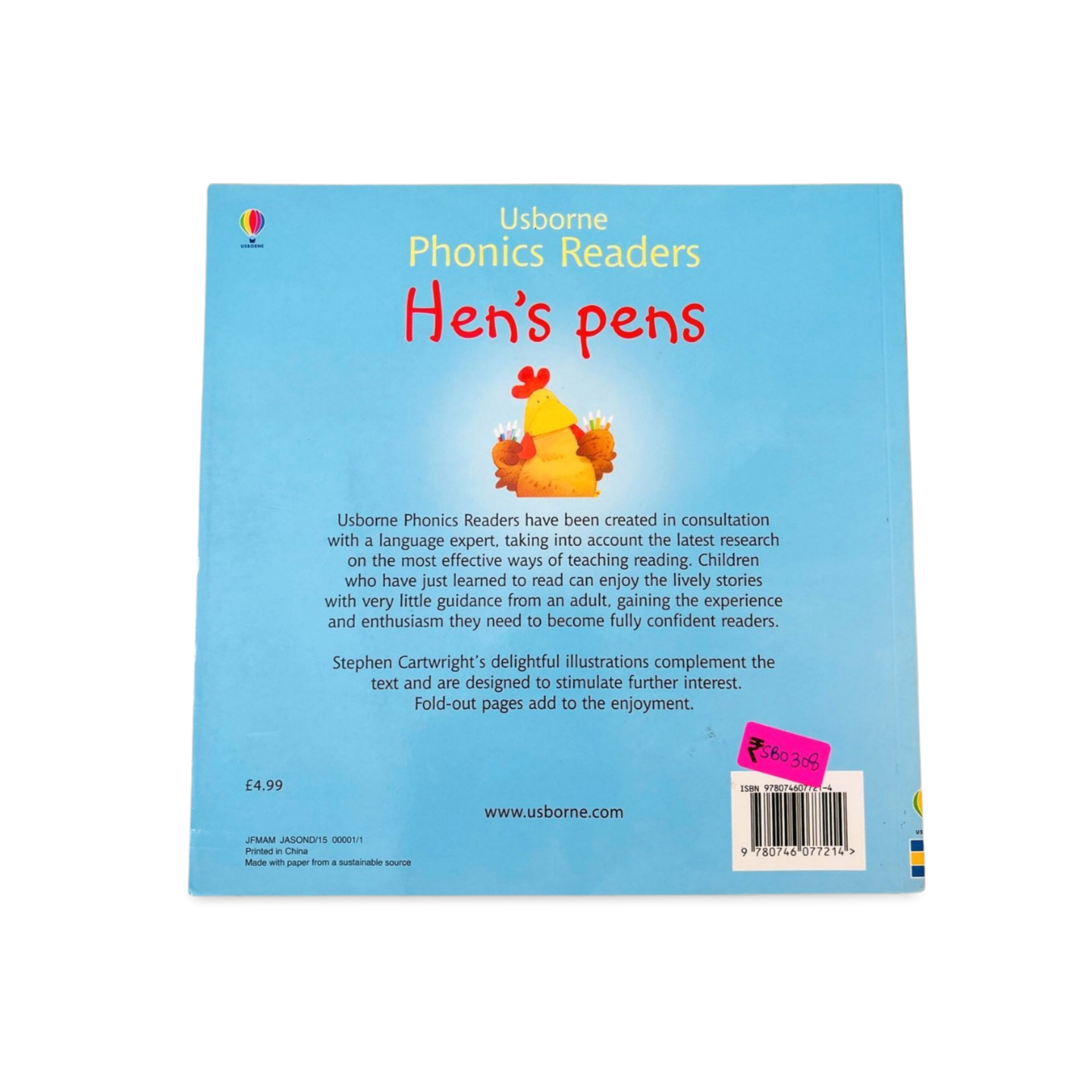Usborne Phonics Readers Hen's Pens