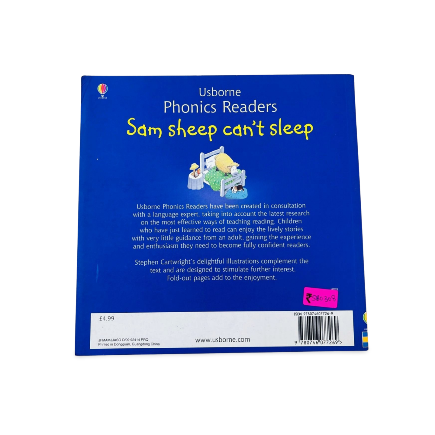 Usborne Phonics Readers Sam Sheep Can’t Sleep