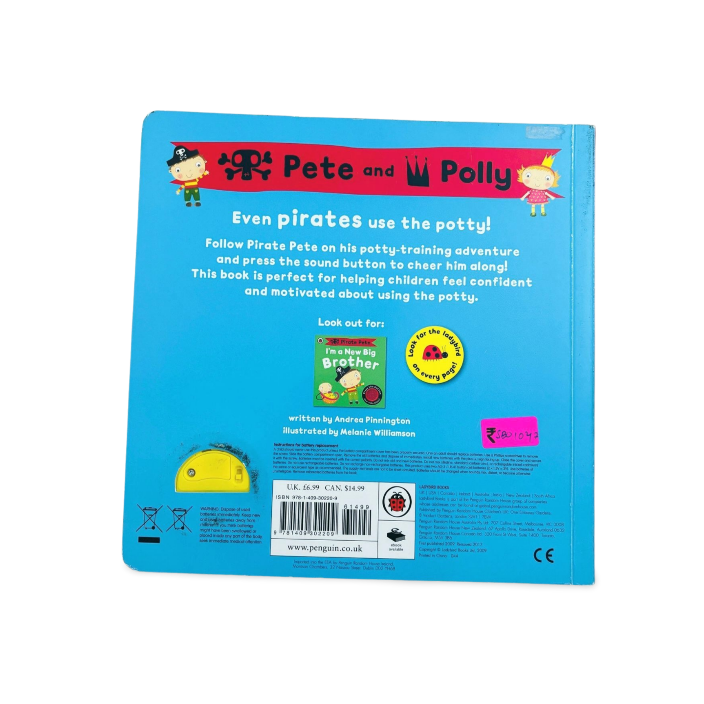 Pirate Pete Potty Training Book