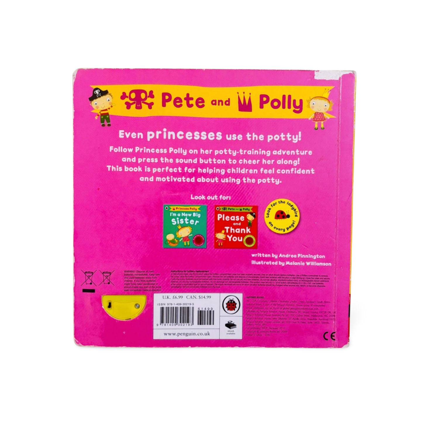 Princess Polly Potty Training Book