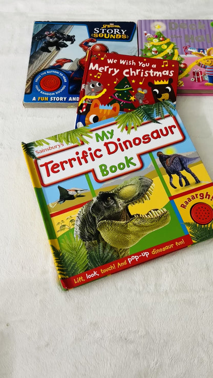 My Terrific Dinosaur Book ( Lift the flap, touch, sound and pop up)