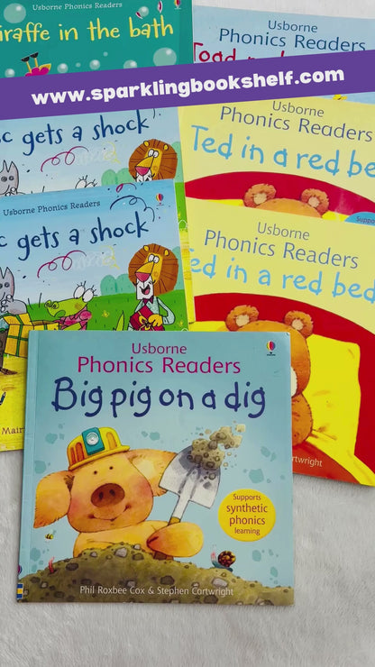 Usborne phonics readers- Croc gets a Shock